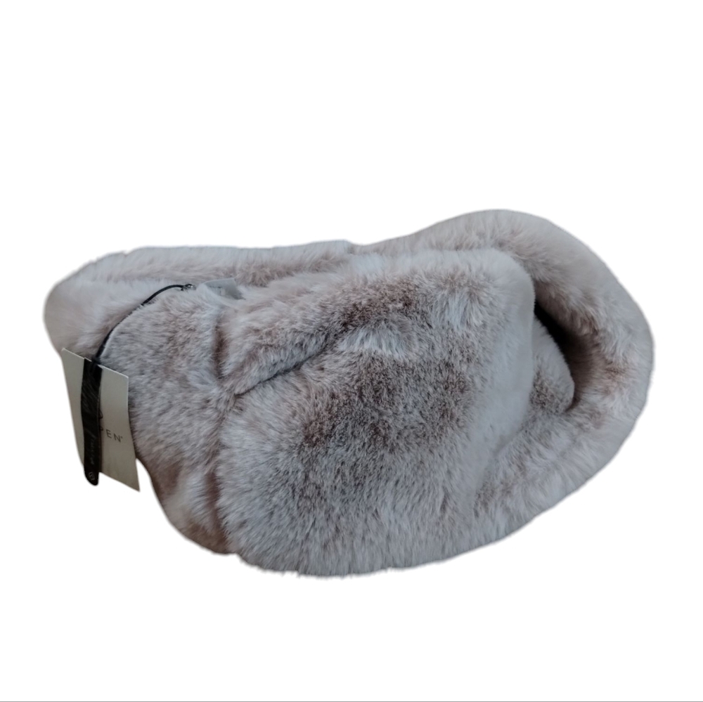 Aspen Faux Fur Infinity Scarf Neck Warmer NWT Pink Soft Plush